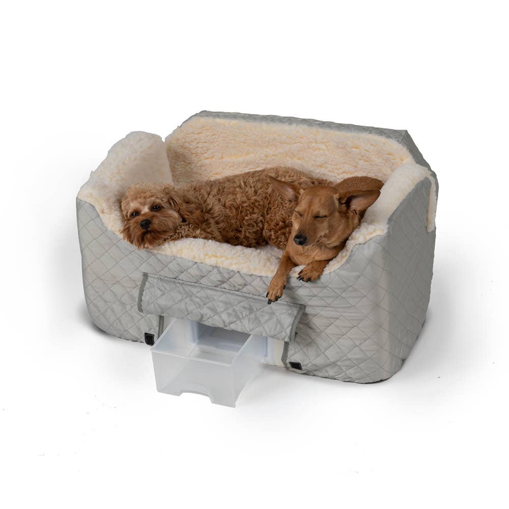 Snoozer Pet Products – Caixa de transporte - Cão por atacado – Assento de Carro para Cachorros Large Lookout II com Bandeja de Armazenamento4