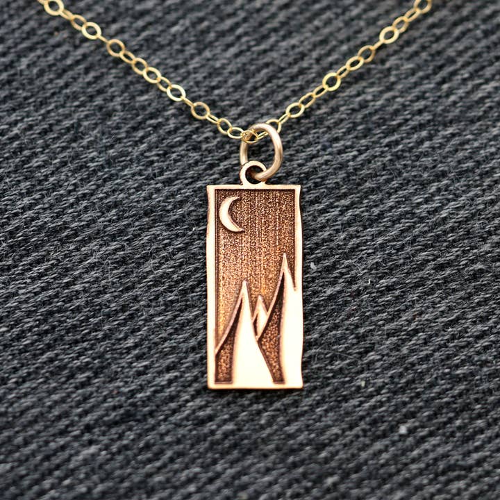 Altitude Jewelry - Wholesale Pendant/Charm Necklace - Mountain Dreams Gold Filled0