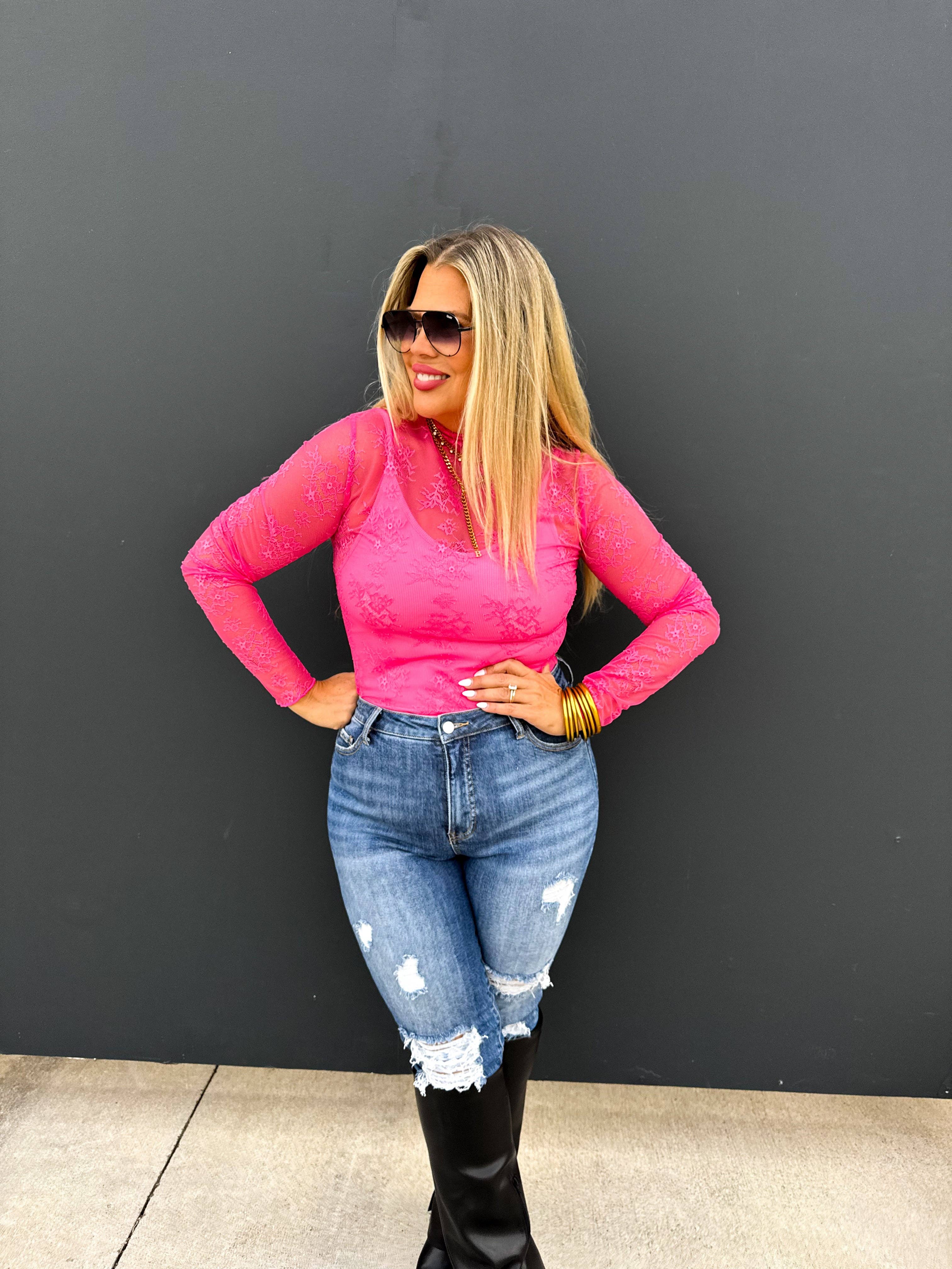 BLAKELEY - Wholesale Blouse - Women's - VALENTINES ROXY LACE TOP11