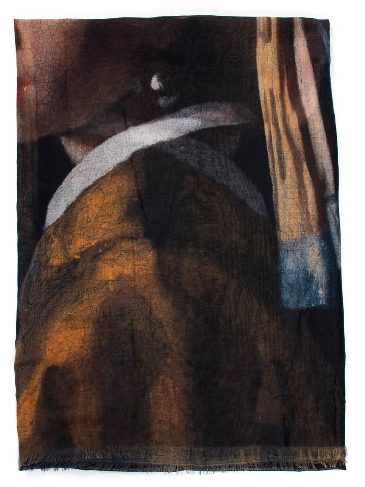 Johannes Vermeer Girl With A Pearl Earring Scarf for wholesale by Value Arts