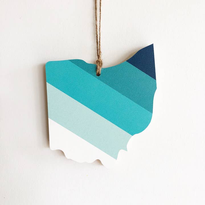 Hemlock & Heather - Wholesale Ornament - Comal Stripes State Ornaments13