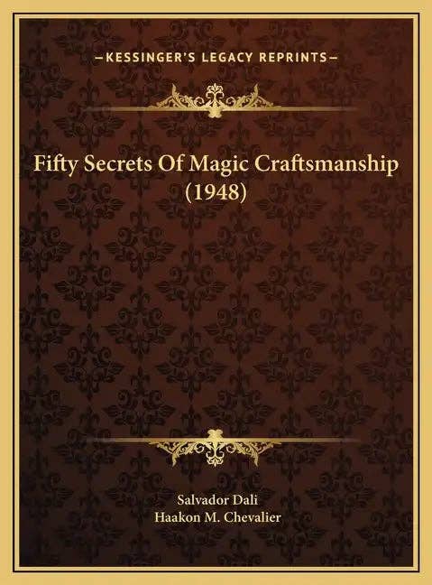 Books by splitShops - Wholesale Arts & Entertainment Book - Fifty Secrets Of Magic Craftsmanship (1948) - Hardcover0