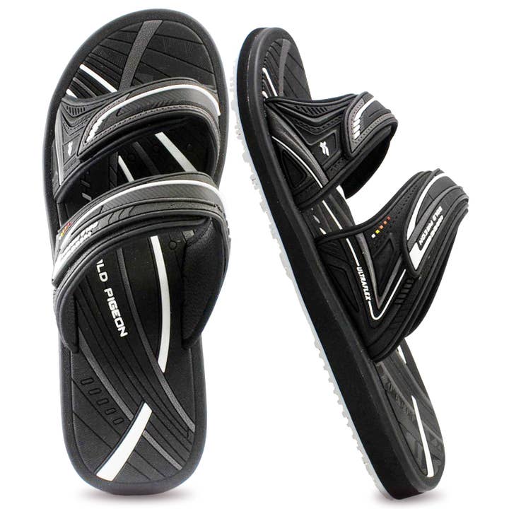 Classic Slides: 1535 Black for wholesale by Gold Pigeon Shoes