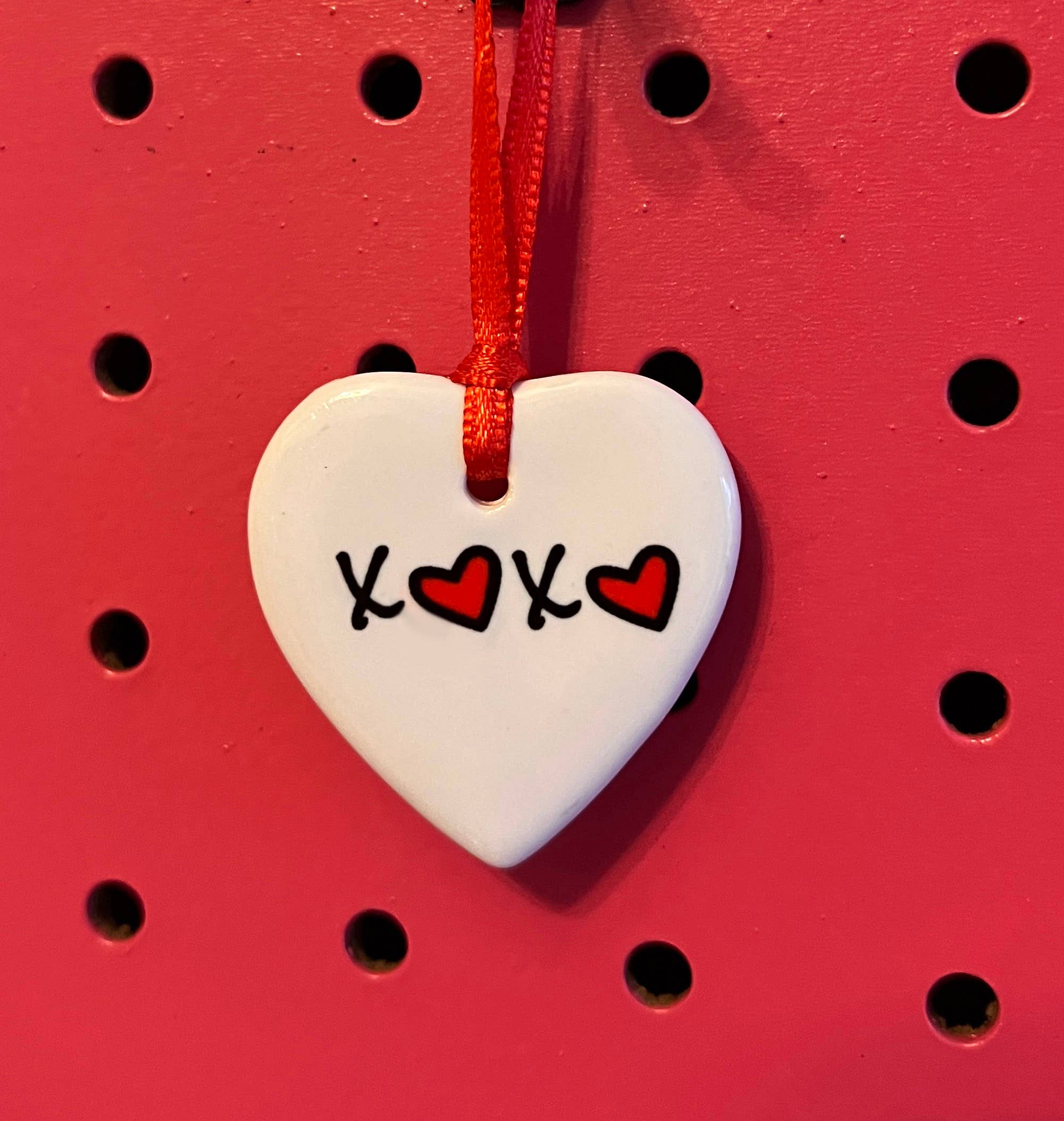 philoSophie's Stationery & Gifts - Wholesale Ornament - Gift Tag: XOXO Heart philoSophie's Tag / Gift Tag, Ornament2