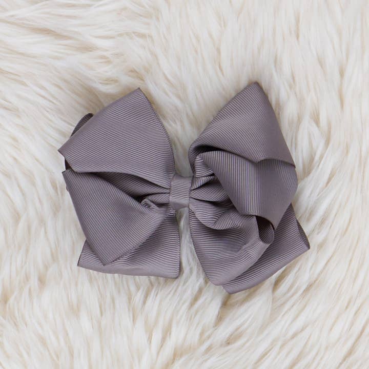 Marie Nicole Clothing - Wholesale Hair Bow - Kids - 5 Inch Double Layer Bow - 70 Colors Available