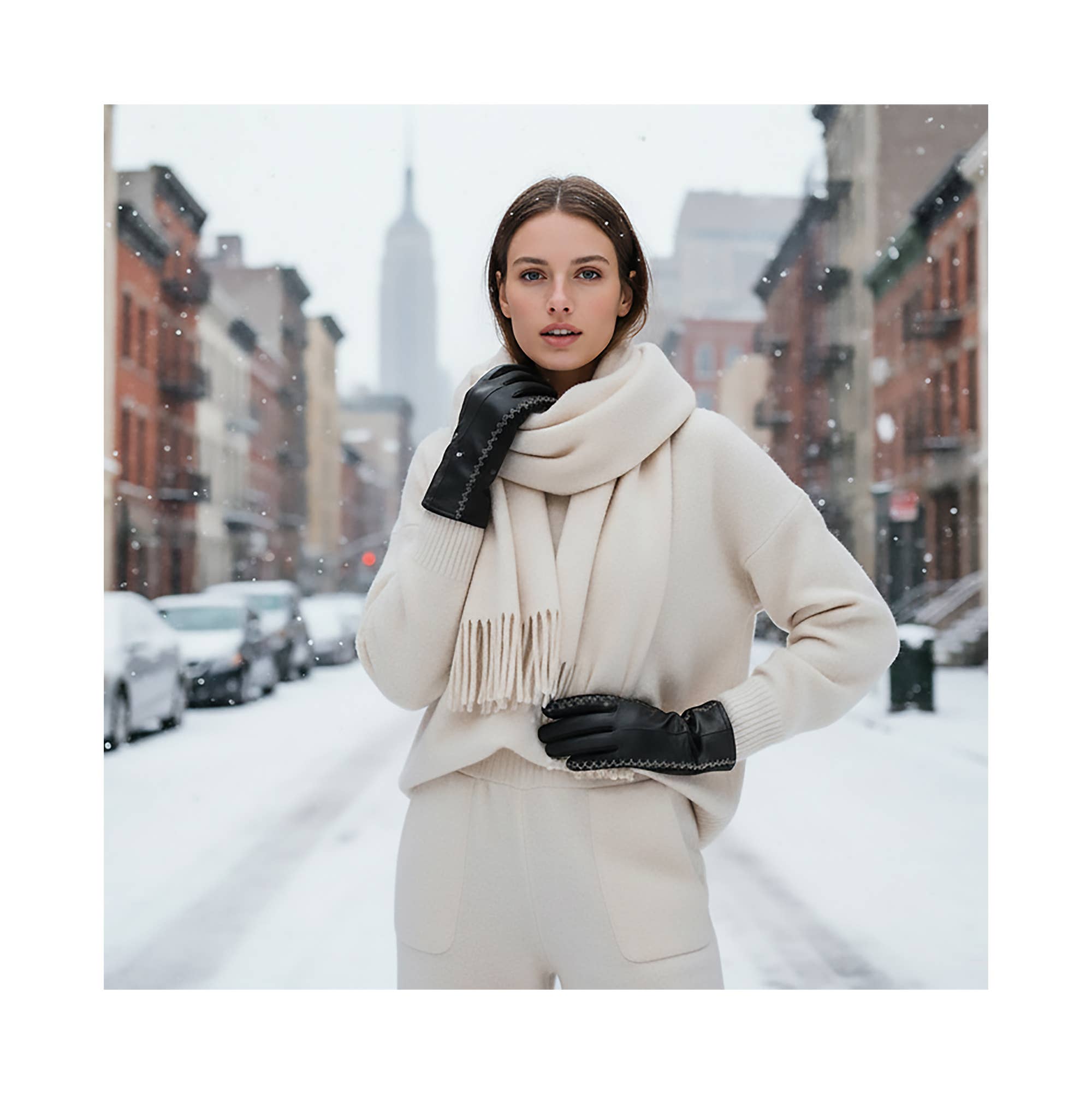 Justin Gregory Inc - Wholesale Gloves - Women's - KIM Faux Leather Gloves2