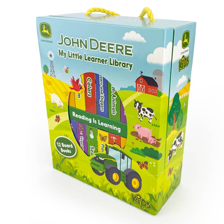 Cottage Door Press - Wholesale Preschool Book (3-5) - John Deere Kids My Little Learner Library Board Book Set2