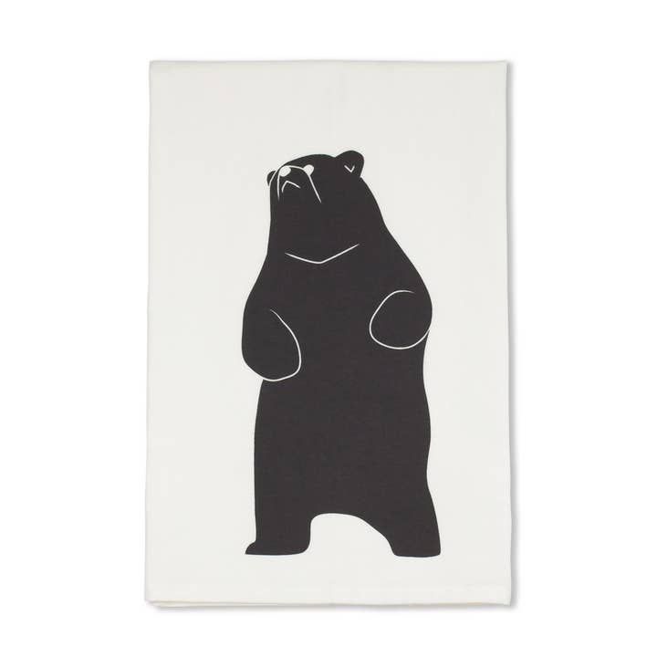 Torchon en coton biologique Brown Bear pour la vente par eleventy-five