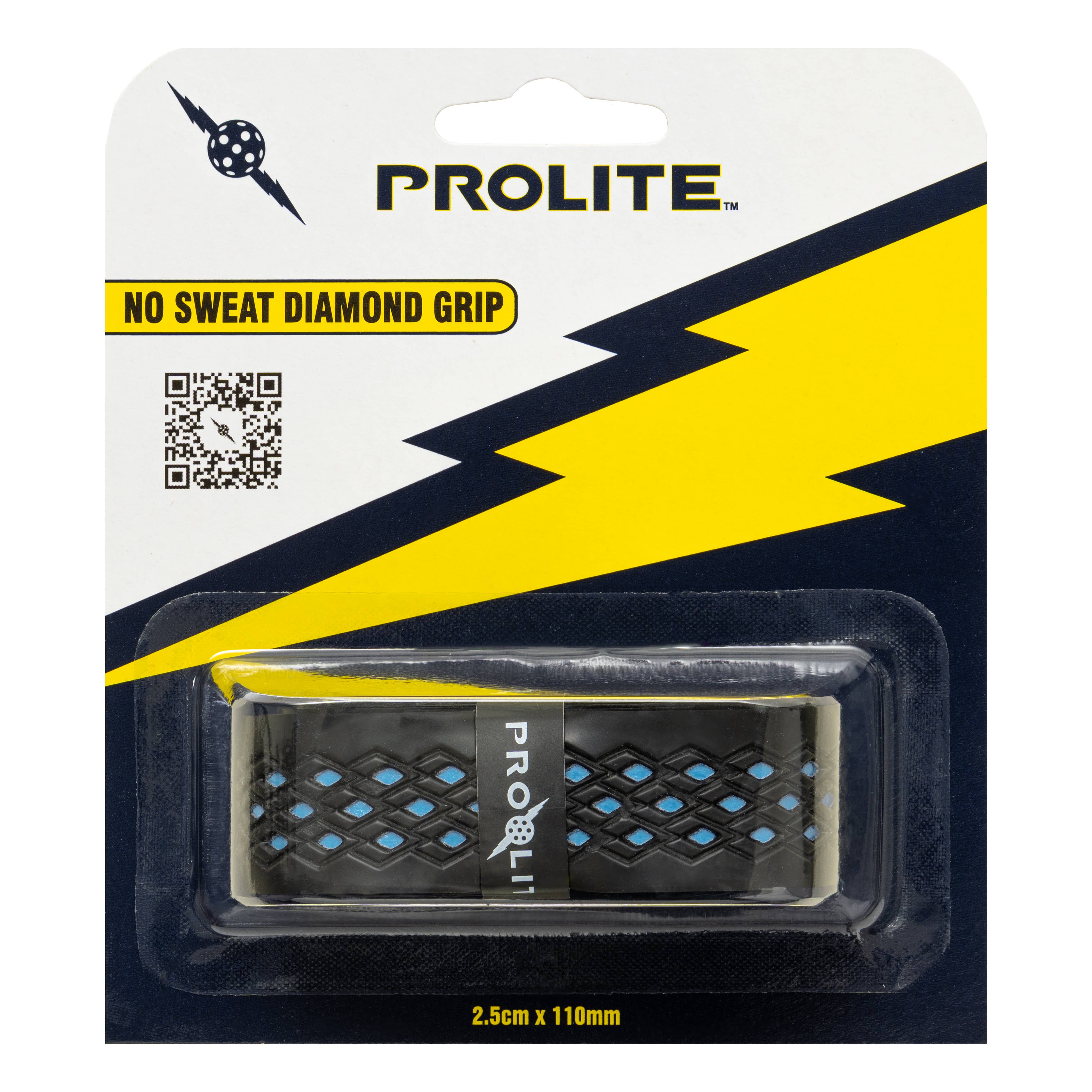 Prolite Pickleball - Vente Accessoires de sport - Poignée No Sweat Diamond - Noir0