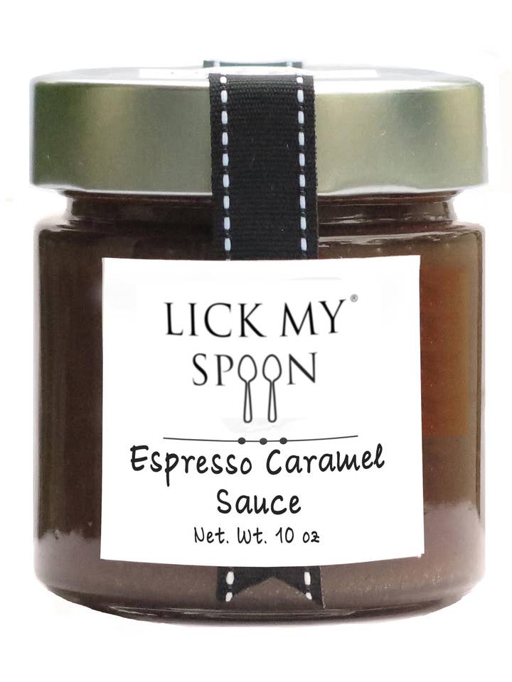 Espresso Caramel Sauce for wholesale by SAPORE DELLA VITA LLC