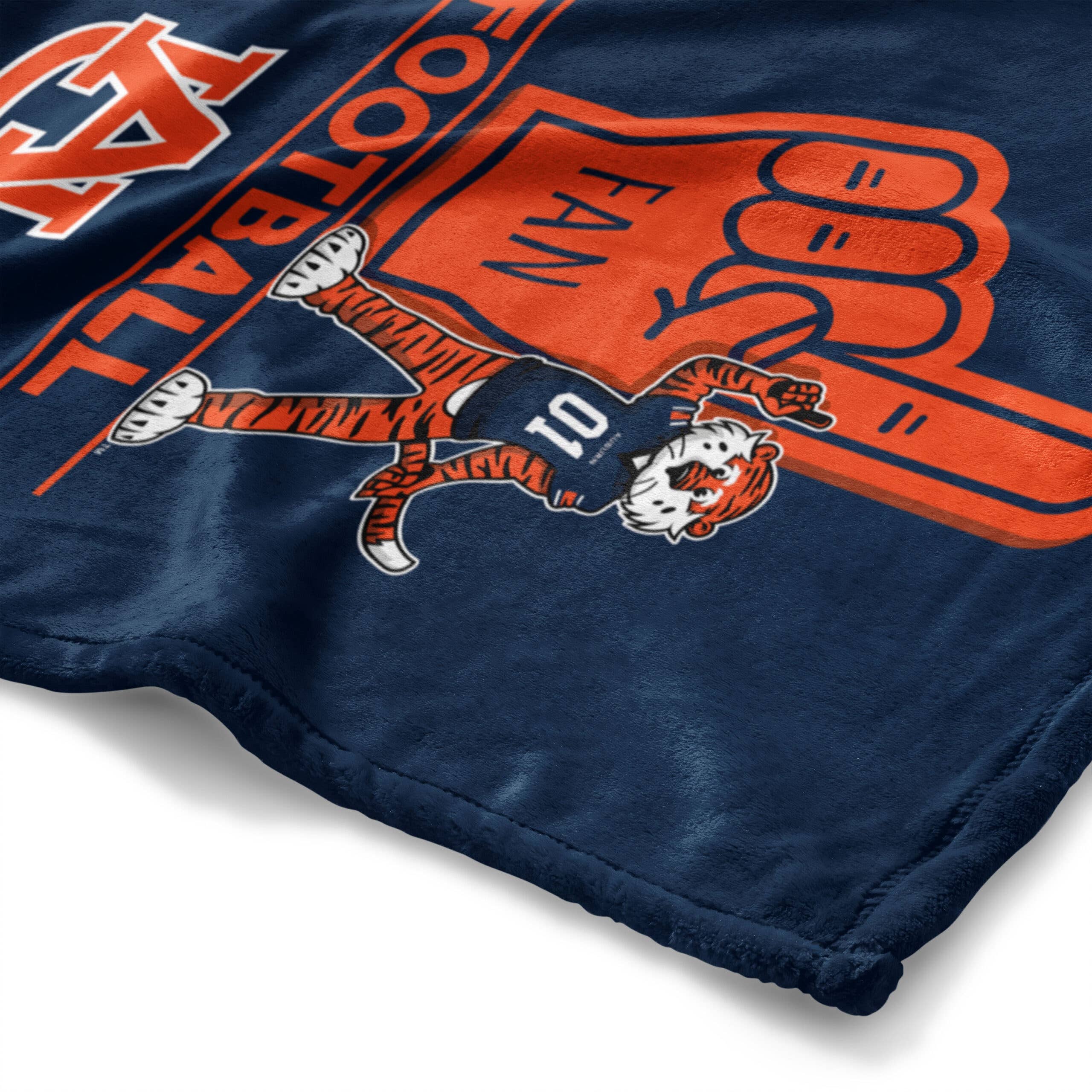The Northwest Group - Wholesale Throw Blanket - NCAA Auburn Uni NUMBER 1 FAN - Silk Touch Throw0