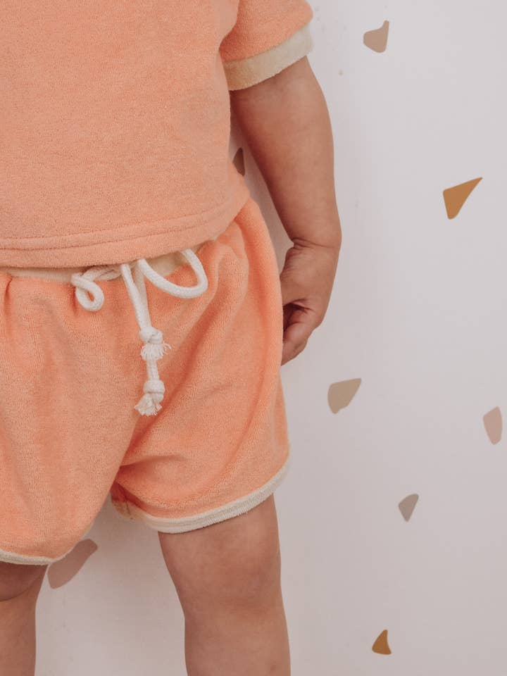 With Love for Kids - Wholesale Top & Short Set - Kids - Terri Comfy Set - PEACH4