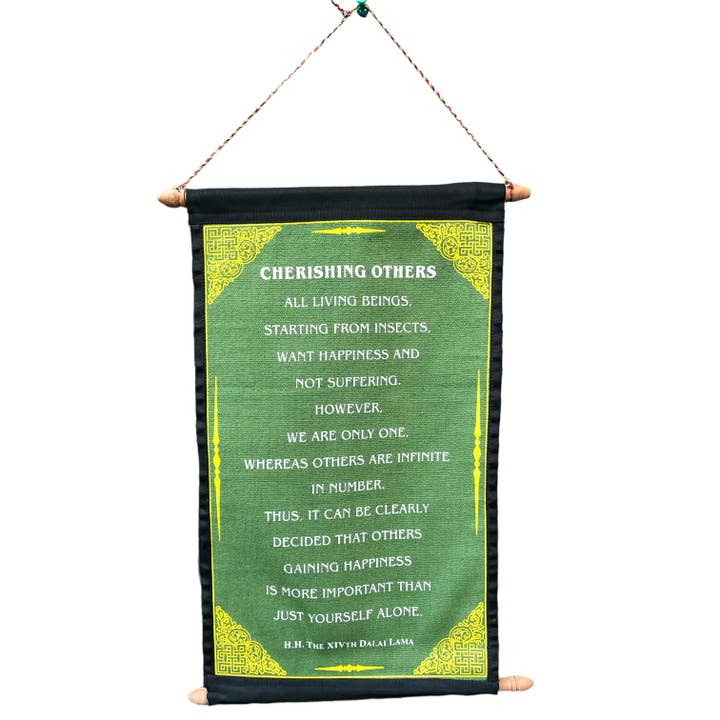 Tenzing Collections - Venta al por mayor Letrero - Citas del Dalai Lama sobre la vida diaria