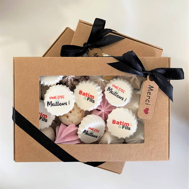 Ma Meringue - Wholesale Cookie - Box Of 20 Personalized Meringues