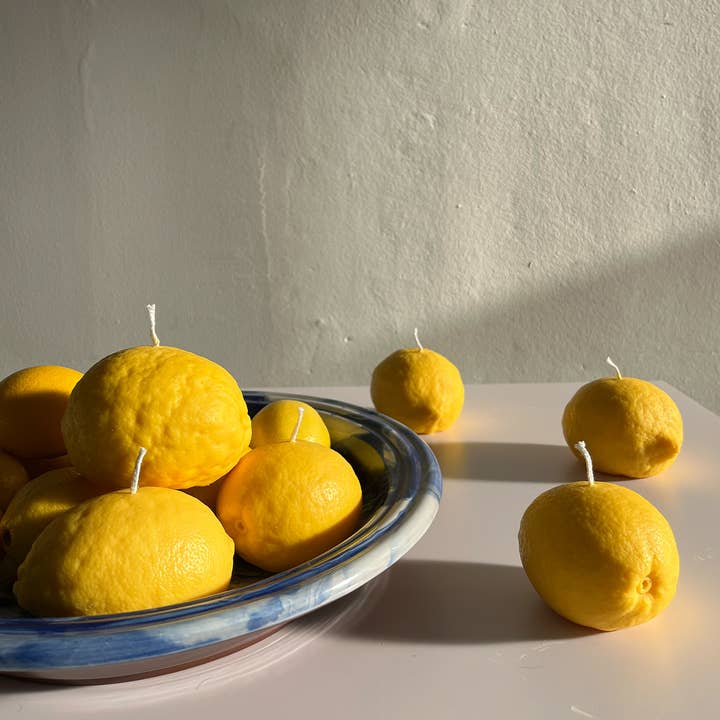 Lemon Große Zitronenkerze für den Großhandel auf Faire