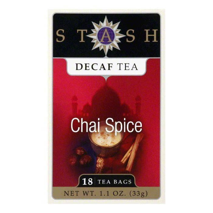 Stash Tea Stash Decaf Chai Spice, 18 BG for wholesale by KeHE Distributors, LLC