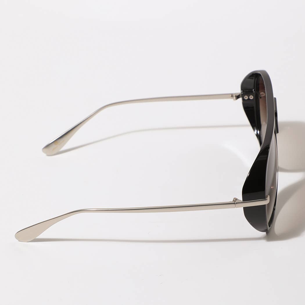  ASSORTED COLOR Tinted Lenses Retro Aviator Sunglasses for wholesale on Faire6