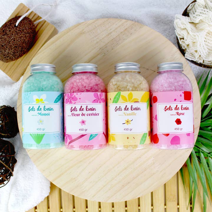 FRENCH TENDANCE - Wholesale Bath Salts - Bath salt 450 grs - Monoi scent
