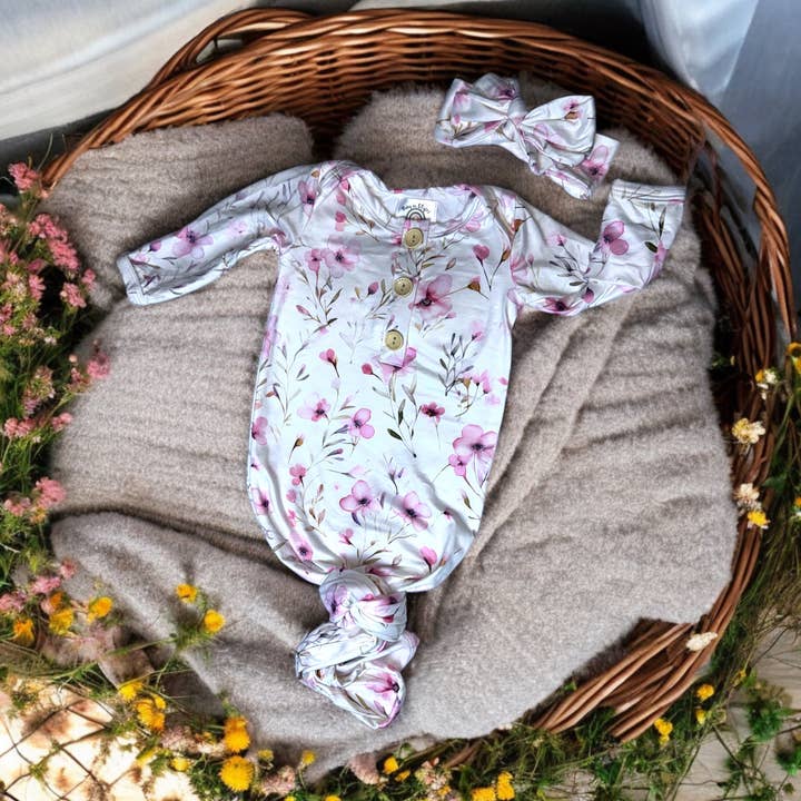 Dainty Pastel flowers for wholesale by Baby in Styles