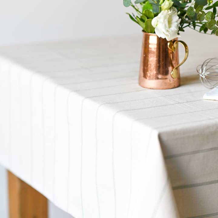 Galley and Fen - Wholesale Tablecloth - Simple English Stripe2
