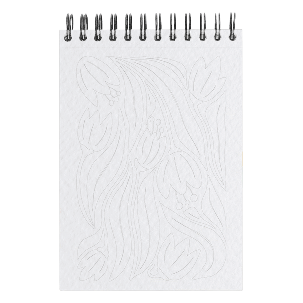 Maison Joliette - Wholesale Display Book - A6 Coloring Book - Floral #14