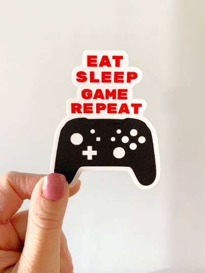 Gaming Vinyl Sticker for wholesale by Little Stickerhood Shop