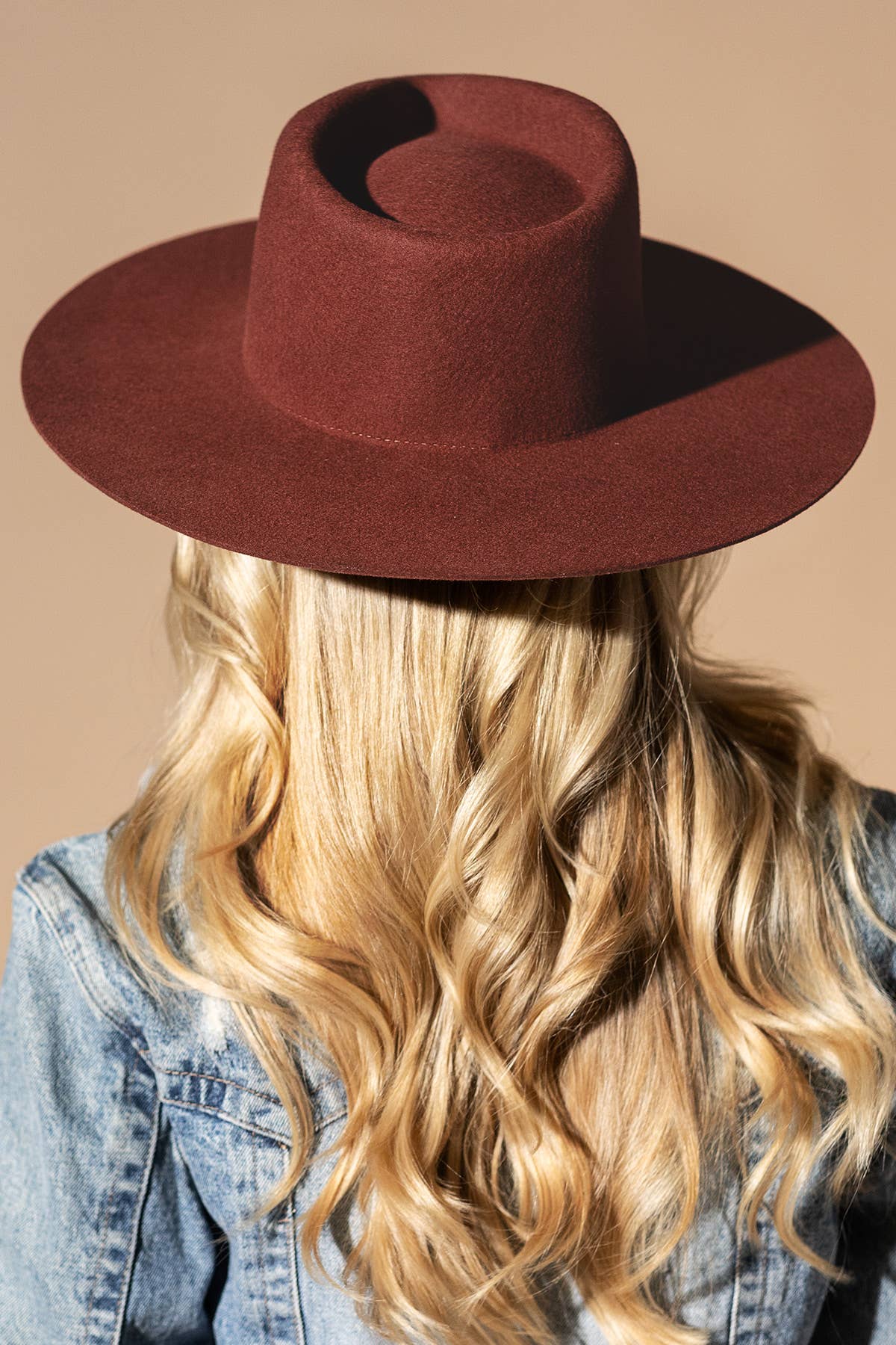 Urbanista - Vendita all'ingrosso Fedora - Donna - Cappello Panama a tesa rigida in lana australiana 100% con corona a goccia larga4