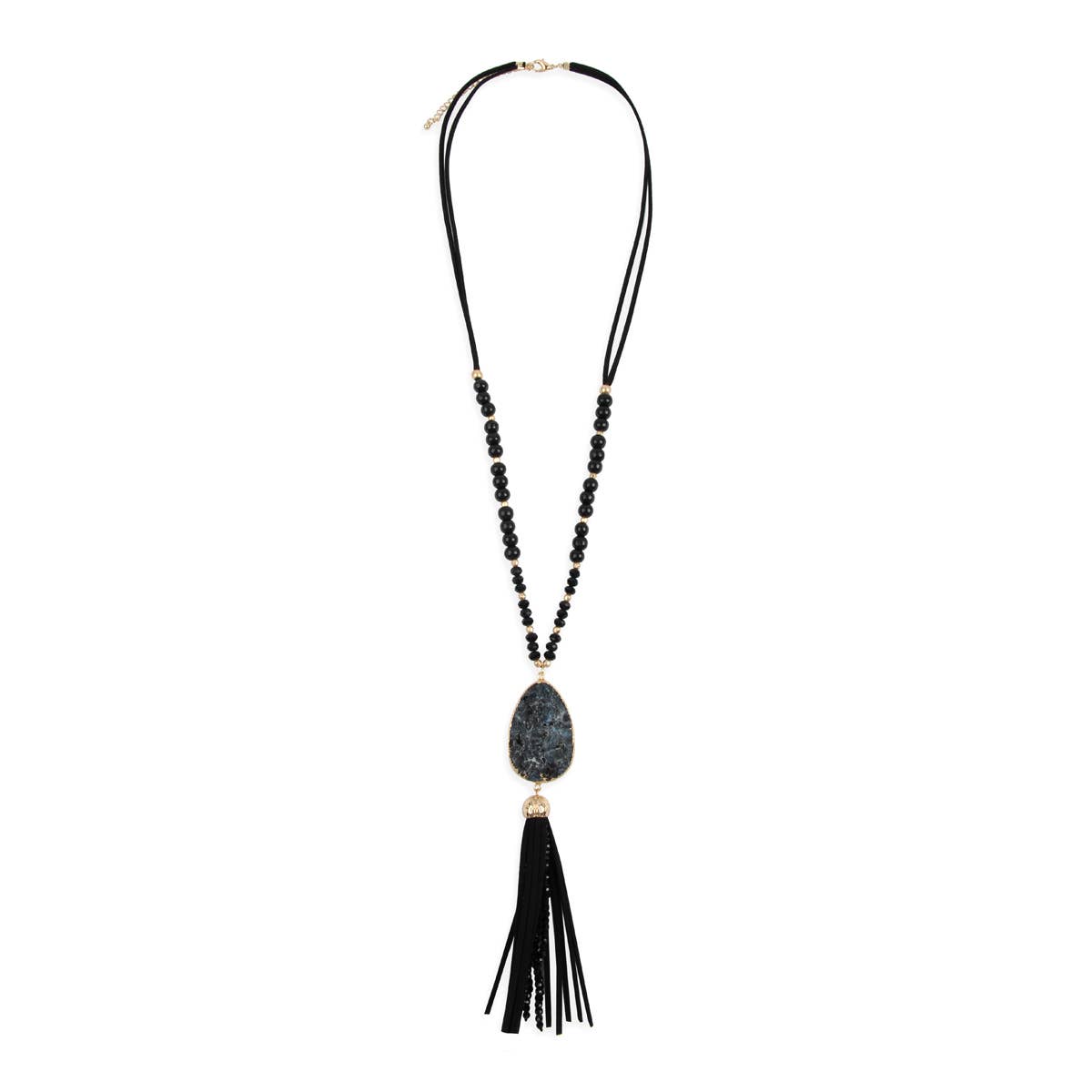 MYS Wholesale Inc - Wholesale Pendant/Charm Necklace - Natural Stone With Tassel Pendant Necklace12