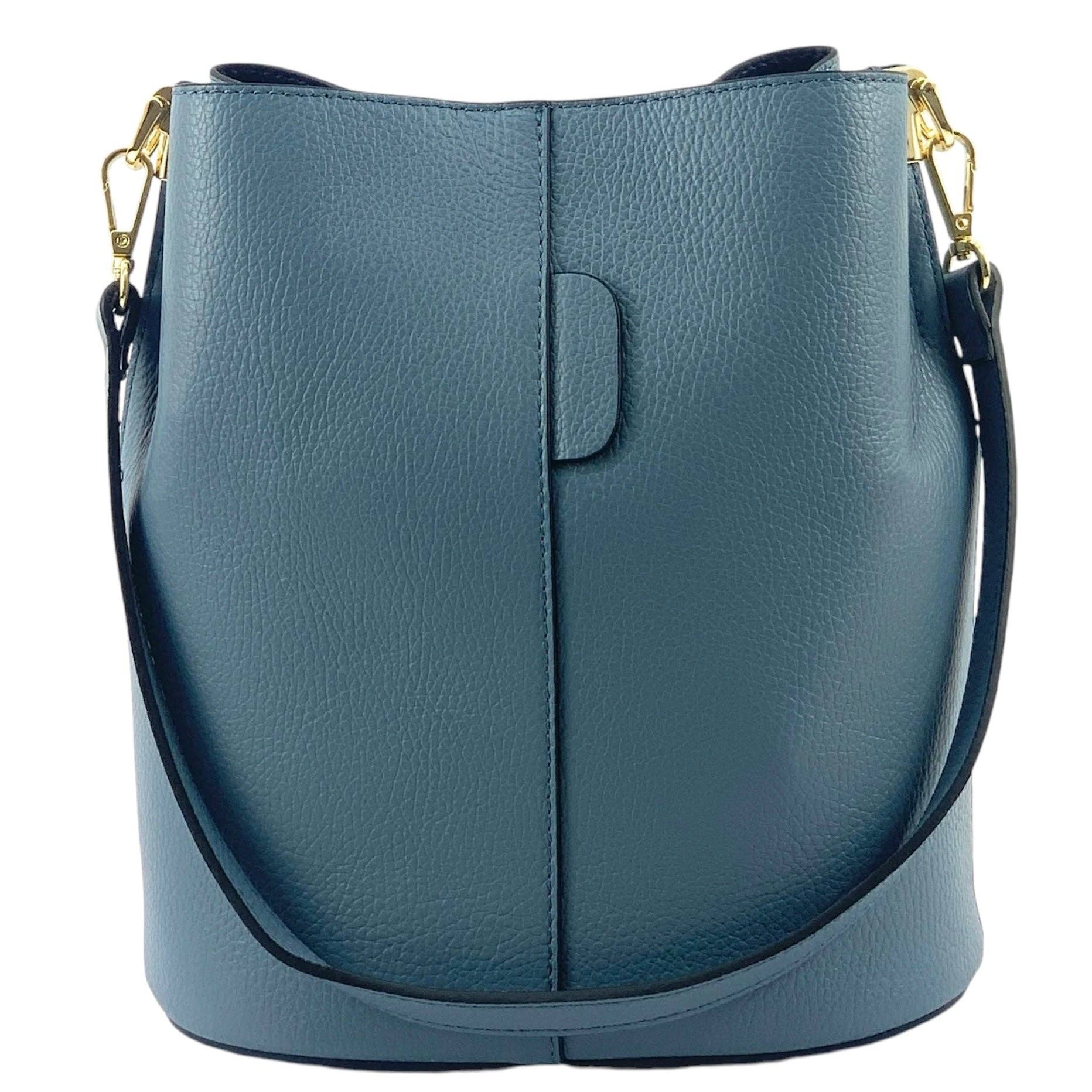 MODARNO - Venta al por mayor Bolso con correa - Mujer - Bolso tipo bucket Giulia de cuero Dollaro genuino MODARNO13