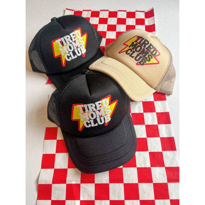 Little Mama Made It – wholesale Truckerkeps – Dam – Trött Moms Club Trucker-hatt, Trendig mammahatt, estetisk mammagåva, present till mamma, mors dagspresent till mamma, ny mamma-gåva, baby shower-gåva