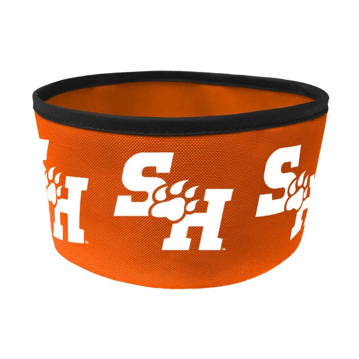 Sam Houston State University - Collapsible Dog Bowl for wholesale by All Star Dogs