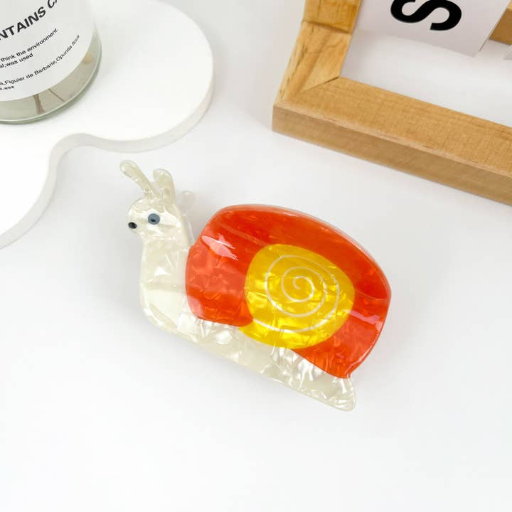 mildstyles - Wholesale Hair Clip - Women's - Snail and Fox PVC Hair Claw Clip