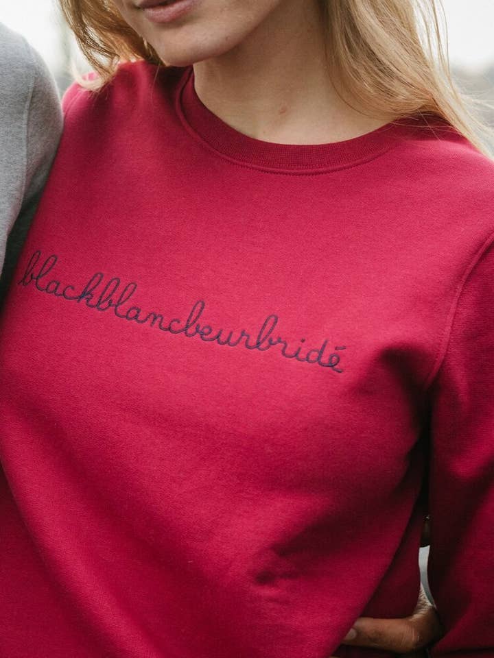 The BlackWhiteBeurBridé - Cherry Unisex Sweatshirt for wholesale by FRANCE XXI