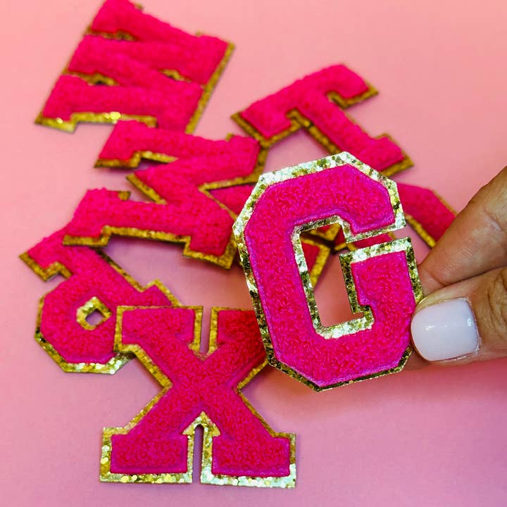 Properly Marked - Wholesale Patch - Chenille Varsity Letters singles1