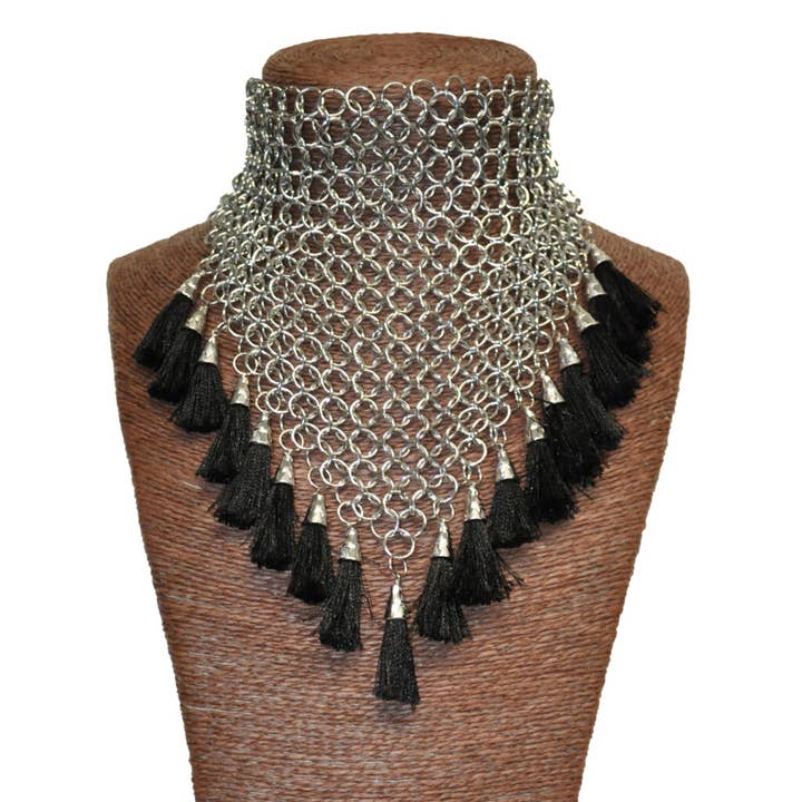 Western Fashion - Wholesale Choker/Collar - 103398 - Chainmail Choker