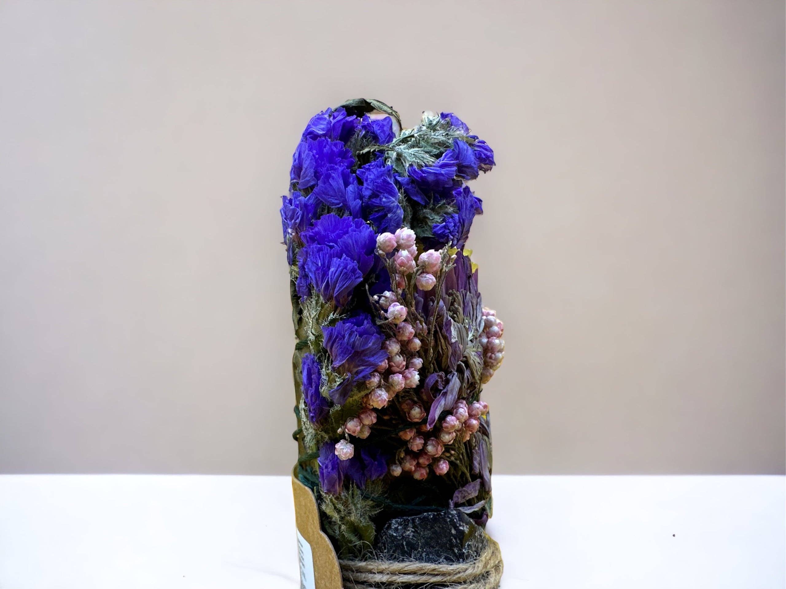 Well Fed Wolf L.L.C. - Wholesale Sage Bundle - White Sage, Botanicals, Crystals & Beeswax Herbal Wands0