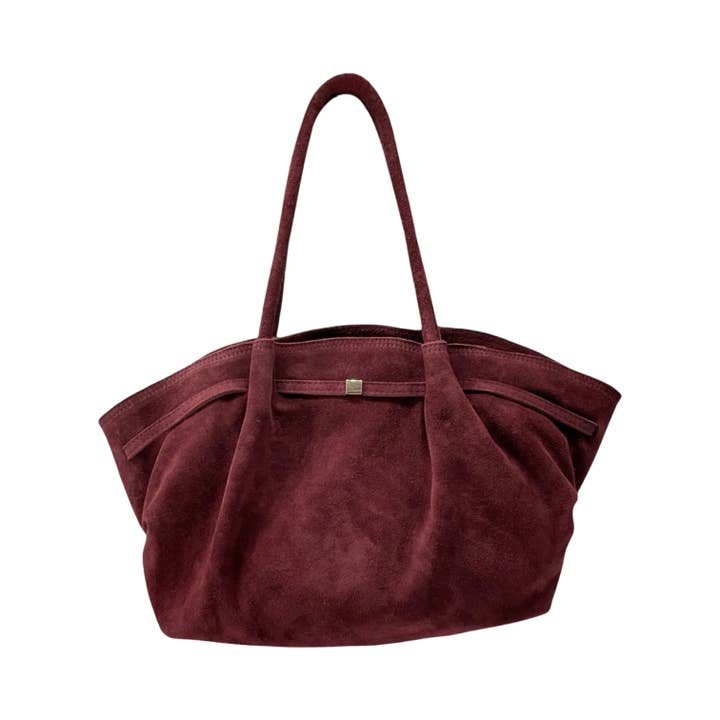 Louisa lee - Wholesale Tote Bag - Women's - SUEDE LEATHER SHOPPING BAG WEIM3