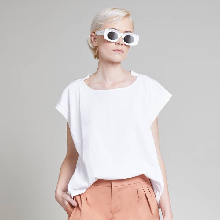 KNOX TEE IVORY for wholesale by JacQ