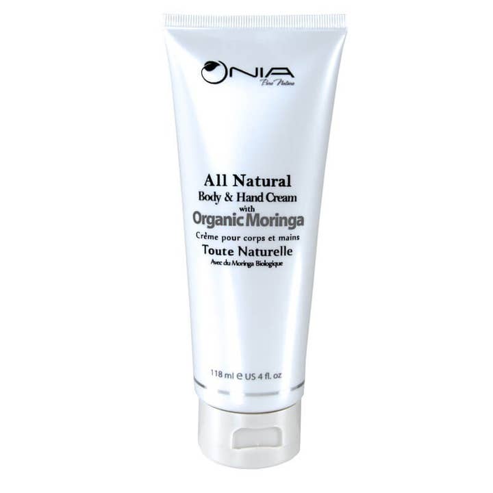 Organic All Natural Body & Hand Cream - 118 ml for wholesale by Nia Pure Nature Inc.