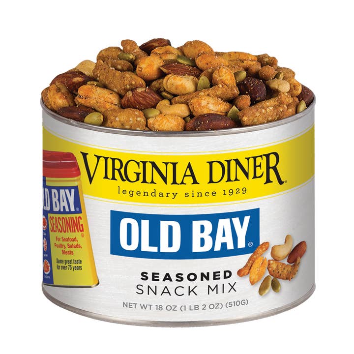18 oz Old Bay Snack Mix for wholesale by Virginia Diner, Inc.