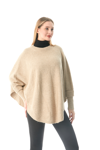 Pretty Persuasions - Wholesale Poncho - Women's - CP22129 Brighton Sweater Poncho3