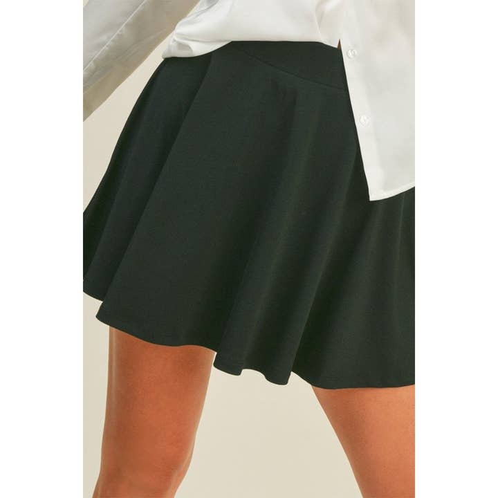 Timeless - Wholesale Skirt - Women's - PULL ON MINI SKATER SKIRT