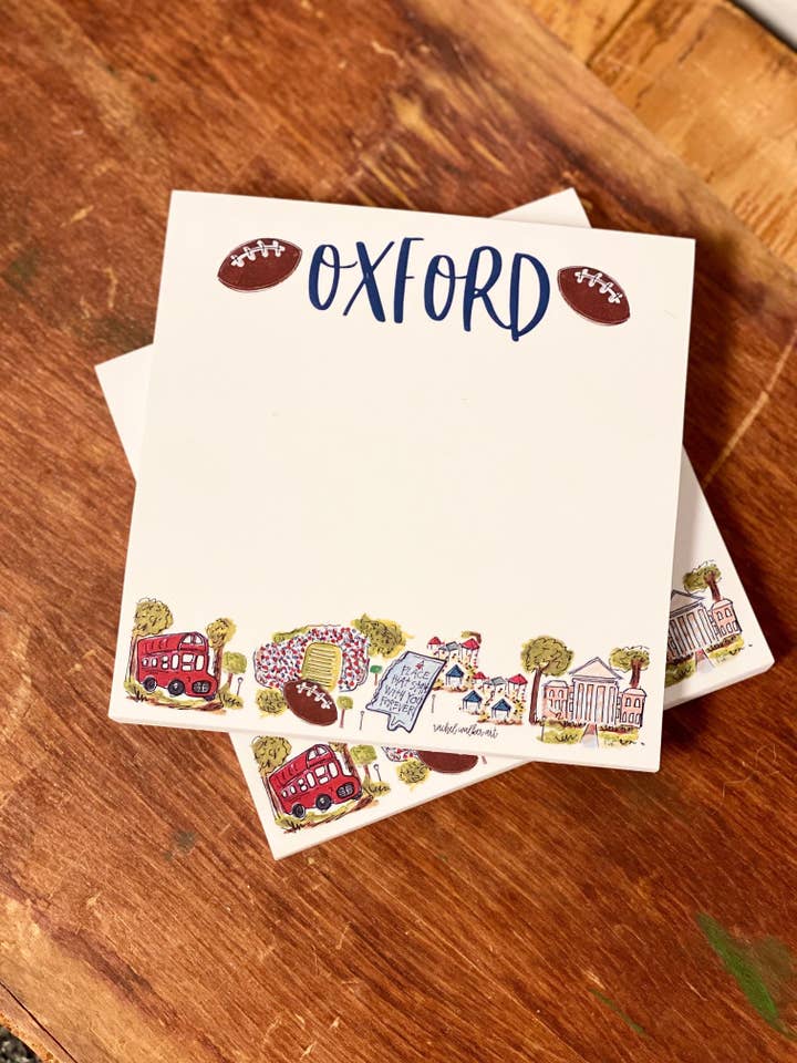 Oxford, MS Notepad for wholesale by Happy By Rachel, LLC