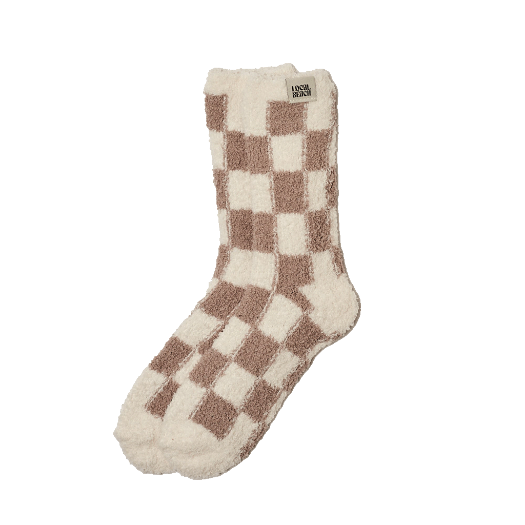 Local Beach - Wholesale Socks - Women's - Checker Local Beach Cozy Socks2