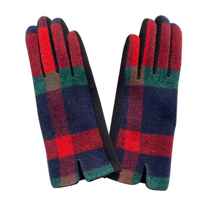 Funkyrel® Atzbranding Limited - Wholesale Gloves - Women's - Gloving - Women's Plaid Touchscreen Winter Gloves6