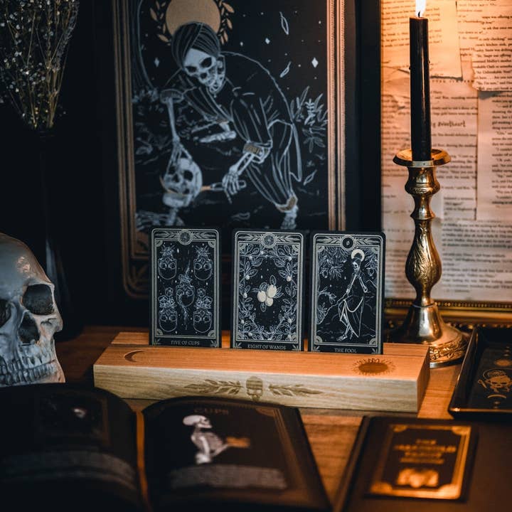 13th Press - Wholesale Decorative Tabletop Object - "Celestial" Altar Stand, Tarot reading card stand6