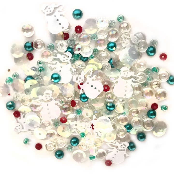 Frosty Friends - Embelezamentos Sparkletz Bricolage por atacado de Buttons Galore & More