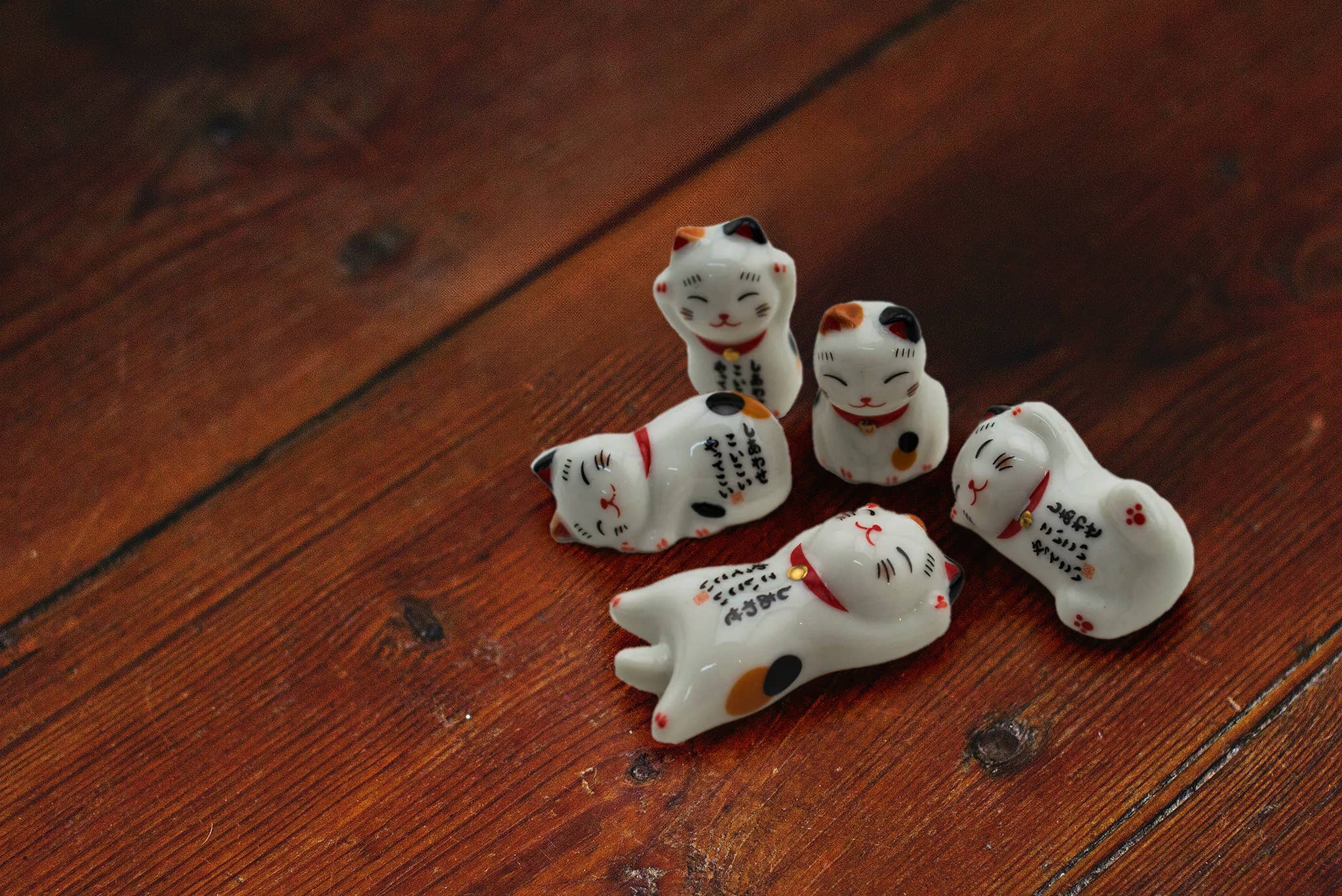 Original Source - Wholesale Spoon Rest - Ceramic Chopsticks Holders - Lucky Cats - Set of 51