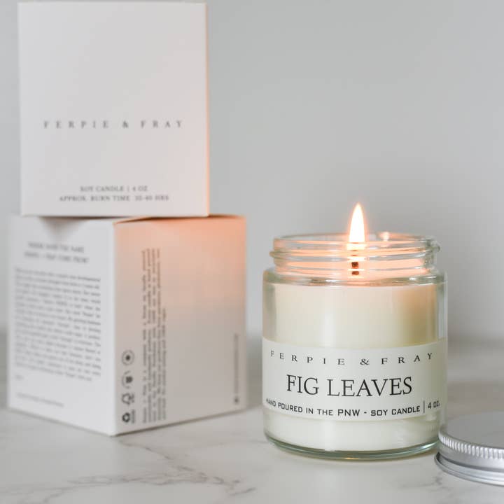 Ferpie + Fray - Wholesale Jar/Filled Candle - Fig Leaves2