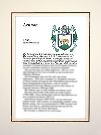 Lennon for engroshandel hos Family Histories